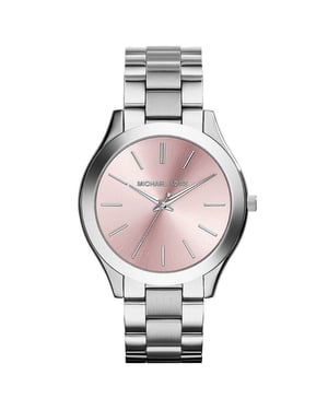 Michael Kors MK3380 Slim Runway Silver Damklocka