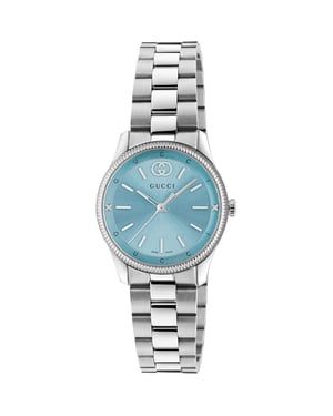 Gucci YA1265068 G-Timeless Women's 29mm Blue Dial Stainless Steel Watch
