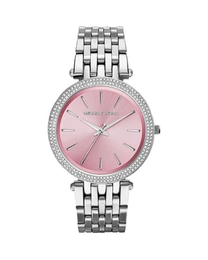 Michael Kors Darci MK3352 Dames Roestvrijstalen Horloge 39 mm Roze Wijzerplaat