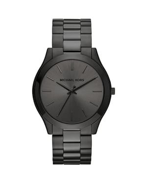 Michael Kors Slim Runway MK8507 44mm Zwart Ionen-geplateerd RVS Dameshorloge