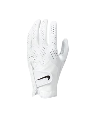 Nike Tour Classic IV Leather Golf Glove (White)