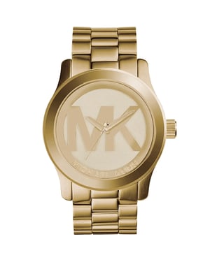 Michael Kors Runway XL MK5473 Women's Gold Stainless Steel Watch 45mm YA126542