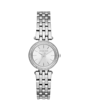 Michael Kors Petite Darci MK3294 Dames Zilveren RVS Horloge 26mm