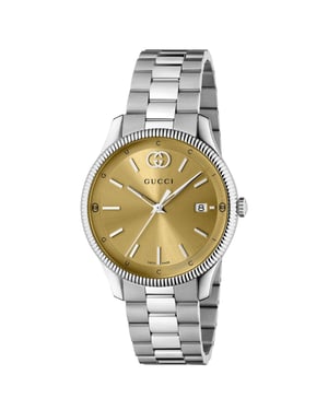 Gucci YA1264234 G-Timeless Guldskiva Unisex Klocka