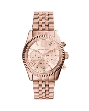 Michael Kors Lexington MK5569 Roségouden Chronograaf Dameshorloge