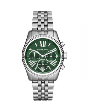 Michael Kors Lexington MK6222 Dames Chronograaf Horloge 38mm Zilver