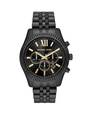 Michael Kors Lexington MK8603 Chronograaf Zwarte Wijzerplaat Herenhorloge