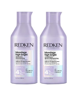 Redken Blondage High Bright Shampoo 300ml And Conditioner 300ml Duo