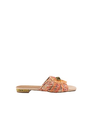 Kurt Geiger Chelsea woven flat sandaal