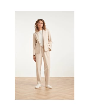 Smashed Lemon Elegante blazer met klassieke revers en knoopsluiting |