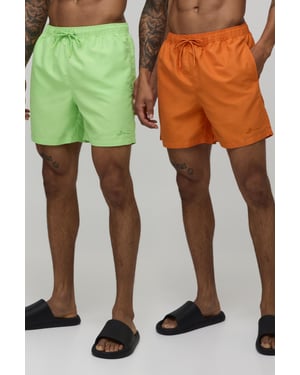 2 Pack Mid Length BM Autograph Swim Short