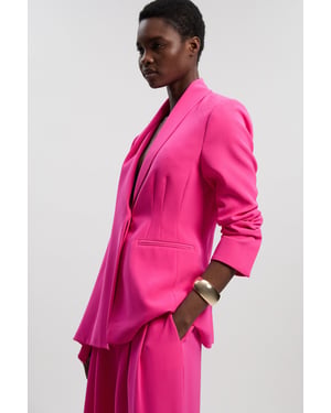 Soft Tailored Single Breasted Blazer