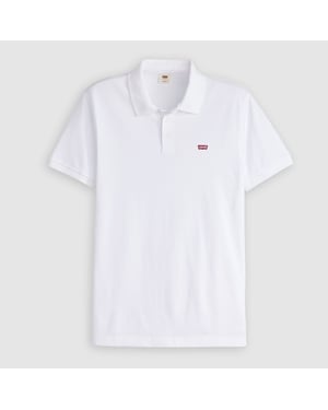Men's Levis Housemark Polo Shirt in White