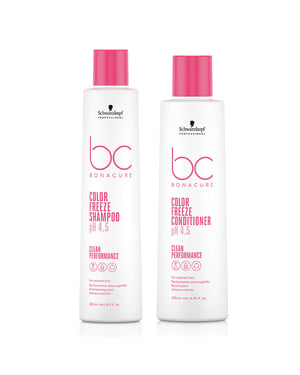 Schwarzkopf Bc Clean Color Freeze Shampoo 250ml And Conditioner 200ml Duo