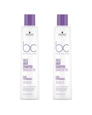Schwarzkopf Bc Clean Frizz Away Shampoo 250ml Double