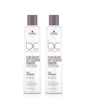 Schwarzkopf Bc Clean Balance Deep Cleansing Shampoo 250ml Double