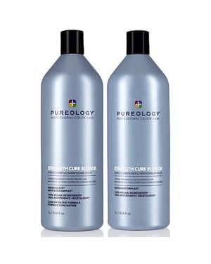 Pureology Strength Cure Blonde Shampoo 1000ml & Conditioner 1000ml Duo Worth £171
