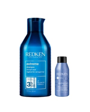 Redken Extreme Shampoo 300ml And Mini Extreme Shampoo 50ml Duo