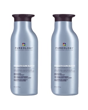 Pureology Strength Cure Blonde Shampoo 266ml Double