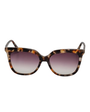 Dames Vierkante Cat Eye Acetaat Zonnebril LO728S