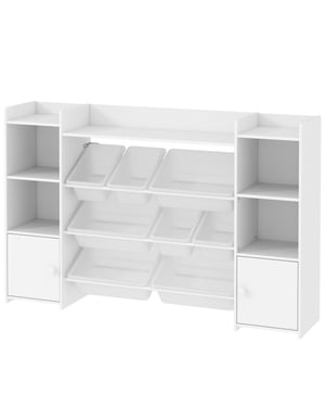 4goodz Kinder-opbergrek voor speelgoed en boeken, voor overzichtelijk opruimen,