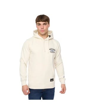 Crosshatch Heren Motorcross Hoodie (Lichte steen)