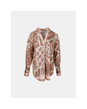 Mucho Gusto ® blouse aachen geverfde patchwork