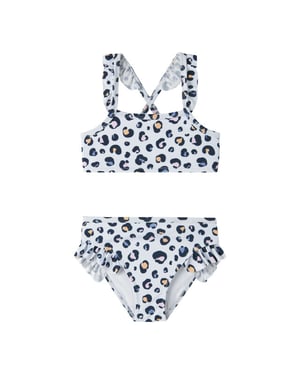 Name It Meisjes bikini set nmfzanimal wit/multicolor dierenprint