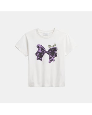 Bow T-Shirt In Organic Cotton