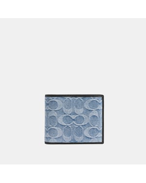3-In-1 Wallet In Loved Signature Denim
