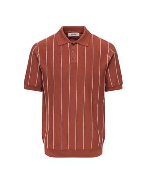 Only & Sons Onssaim reg 12 stripe ss polo knit dessin
