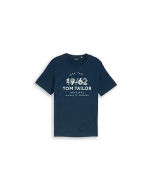 Tom Tailor Printed fine t-shirt navy