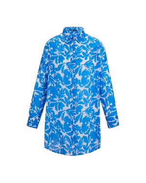 Regatta Dames Bloemen Shirt (Blauw)