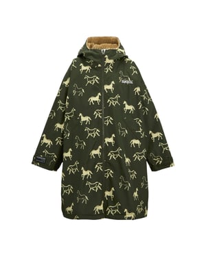 Regatta Childrens/Kids Horse Waterproof Changing Robe (Dark Khaki)