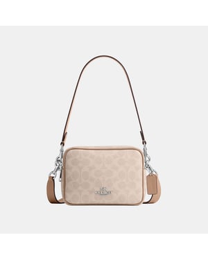 Mini Carey Crossbody Bag In Signature Canvas