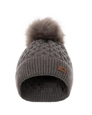 Trespass Dames/Dames Freja Pom Pom muts (Donkergrijs)