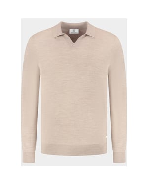 Born with Appetite Polo lange mouwen heren connor knit ls bwa26105co75/2500