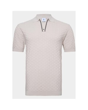 R2 Amsterdam Polo korte mouw zipper polo short sleeve cott 132.polo.018/045