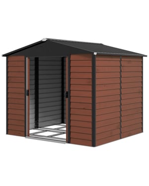 4goodz Gereedschapsschuur weerbestendig staal 2,40x2,06x1,98 cm -