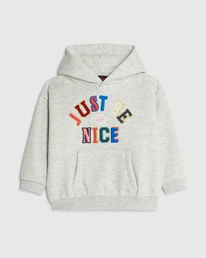 River Island Boys Hoodie Real Hackney Dave Mini Grey Nice