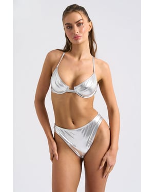 Metalic Bikini Top