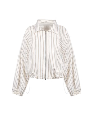 Nukus Jade jacket stripe ecru dessin