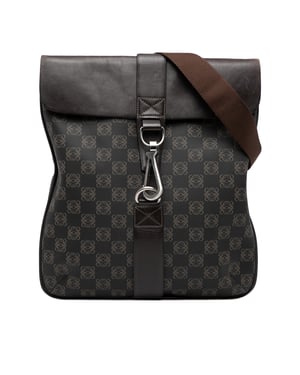 Pre-owned Anagram Coated Canvas Crossbody