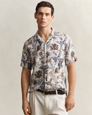 Regular Fit Shirt in Ivory
