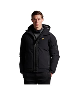 Lyle &amp; Scott Zwarte Gewatteerde Jas