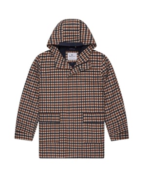 Aquascutum Active Ullhuvad Active Coat Club Rutig Jacka