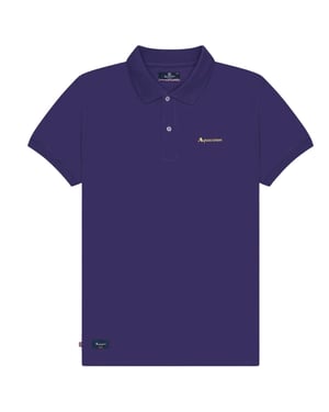 Aquascutum Active Cotton Polo Dry-fit Purple Polo Shirt