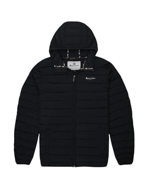 Aquascutum Active Rlg Active Hooded 100 Gr Svart Jacka