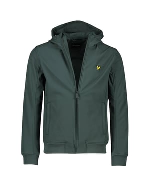 Lyle &amp; Scott Groene Softshelljas Met Fleecevoering