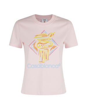 Casablanca Diamond Column Rosa T-shirts